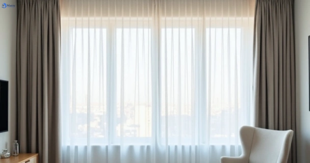Freshly steam cleaned curtains in parliament-house-nsw QLD